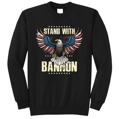 I Stand With Bannon Patriotic Sweatshirt