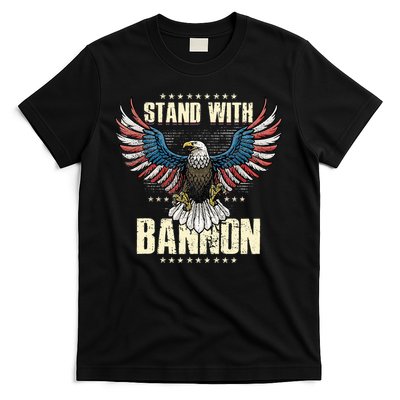 I Stand With Bannon Patriotic T-Shirt
