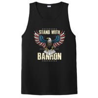 I Stand With Bannon Patriotic PosiCharge Competitor Tank