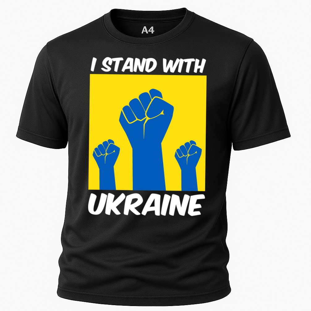 I Stand With Ukraine Fist Performance Shirt