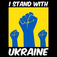 I Stand With Ukraine Fist Bucket Hat