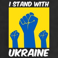 I Stand With Ukraine Fist 11oz C Handle Ceramic Mug