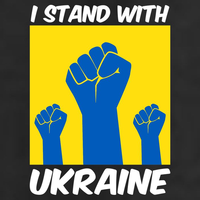 I Stand With Ukraine Fist 11oz C Handle Ceramic Mug
