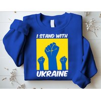 I Stand With Ukraine Fist Sweatshirt