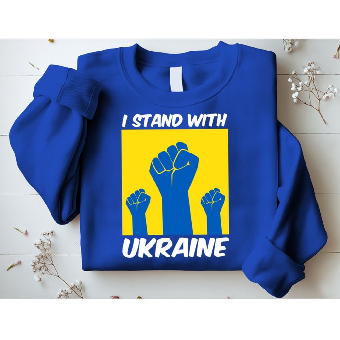 I Stand With Ukraine Fist Sweatshirt