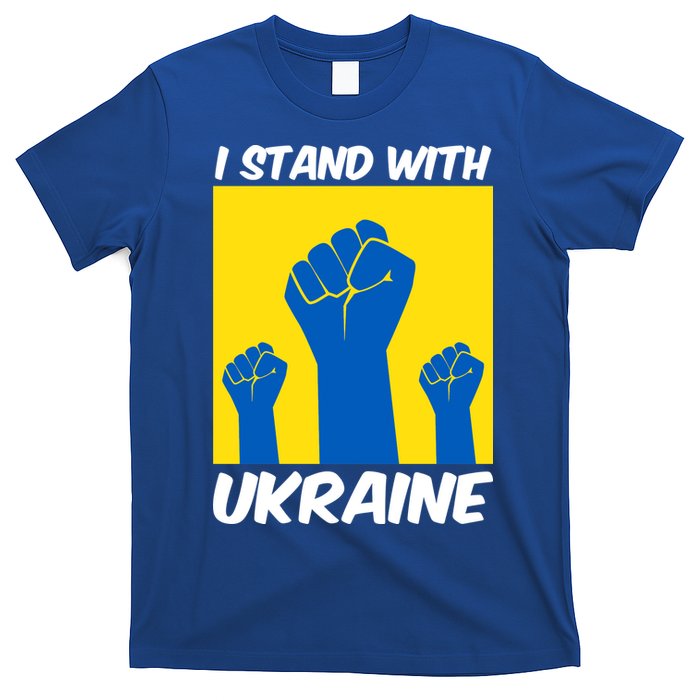 I Stand With Ukraine Fist T-Shirt