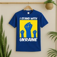 I Stand With Ukraine Fist T-Shirt