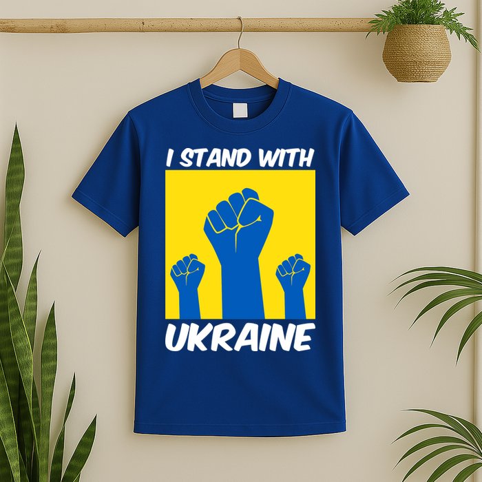 I Stand With Ukraine Fist T-Shirt