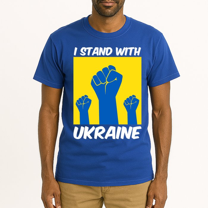 I Stand With Ukraine Fist Tall T-Shirt