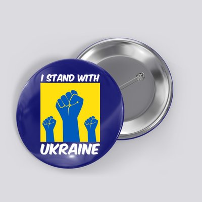 I Stand With Ukraine Fist Button