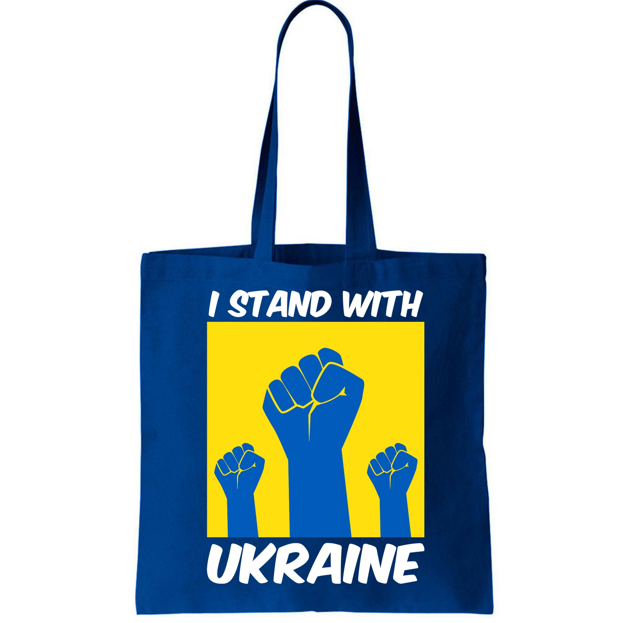 I Stand With Ukraine Fist Bag