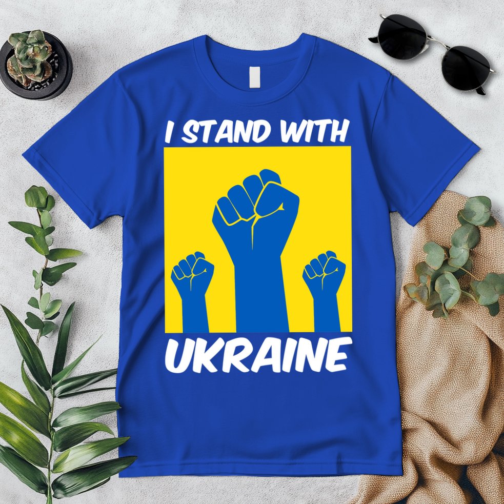 I Stand With Ukraine Fist Premium T-Shirt