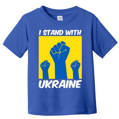 I Stand With Ukraine Fist Toddler T-Shirt