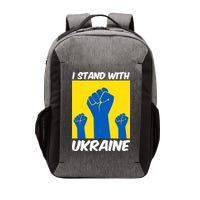 I Stand With Ukraine Fist Vector Backpack