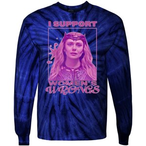 I Support Women’s Wrongs Tie-Dye Long Sleeve Shirt