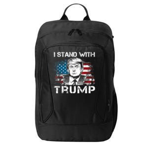 I Stand With Trump Pro Trump Supporter Free Trump City Backpack