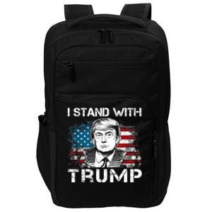 I Stand With Trump Pro Trump Supporter Free Trump Impact Tech Backpack