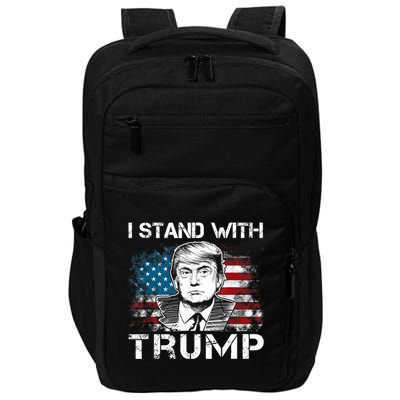 I Stand With Trump Pro Trump Supporter Free Trump Impact Tech Backpack