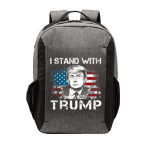 I Stand With Trump Pro Trump Supporter Free Trump Vector Backpack