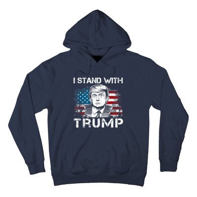 I Stand With Trump Pro Trump Supporter Free Trump Hoodie