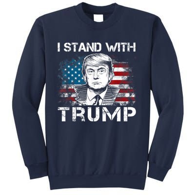 I Stand With Trump Pro Trump Supporter Free Trump Sweatshirt