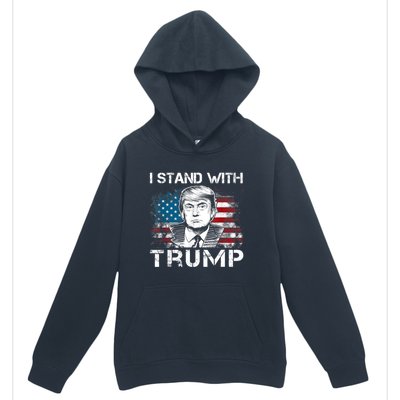 I Stand With Trump Pro Trump Supporter Free Trump Urban Pullover Hoodie