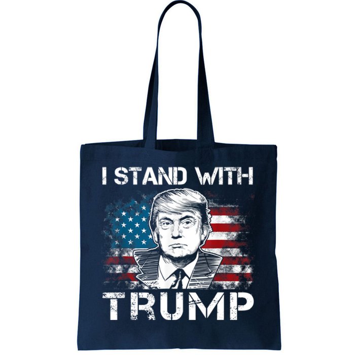 I Stand With Trump Pro Trump Supporter Free Trump Tote Bag