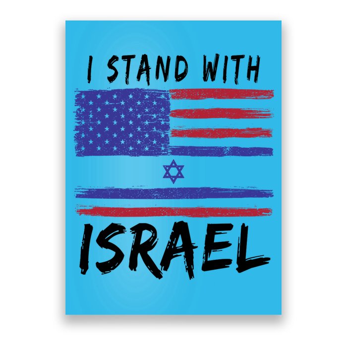 I Stand With Israel Support Israel Poster
