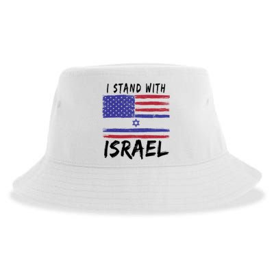 I Stand With Israel Support Israel Sustainable Bucket Hat