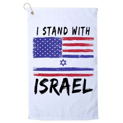 I Stand With Israel Support Israel Golf Towel