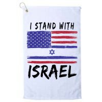 I Stand With Israel Support Israel Golf Towel