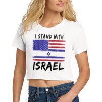 I Stand With Israel Support Israel Crop Top