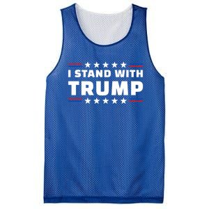 I Stand With Trump Cool Gift Mesh Reversible Basketball Jersey Tank