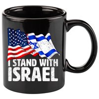 I Stand With Israel Israeli Pray For Israel 11oz C Handle Ceramic Mug