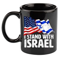 I Stand With Israel Israeli Pray For Israel 11oz C Handle Ceramic Mug