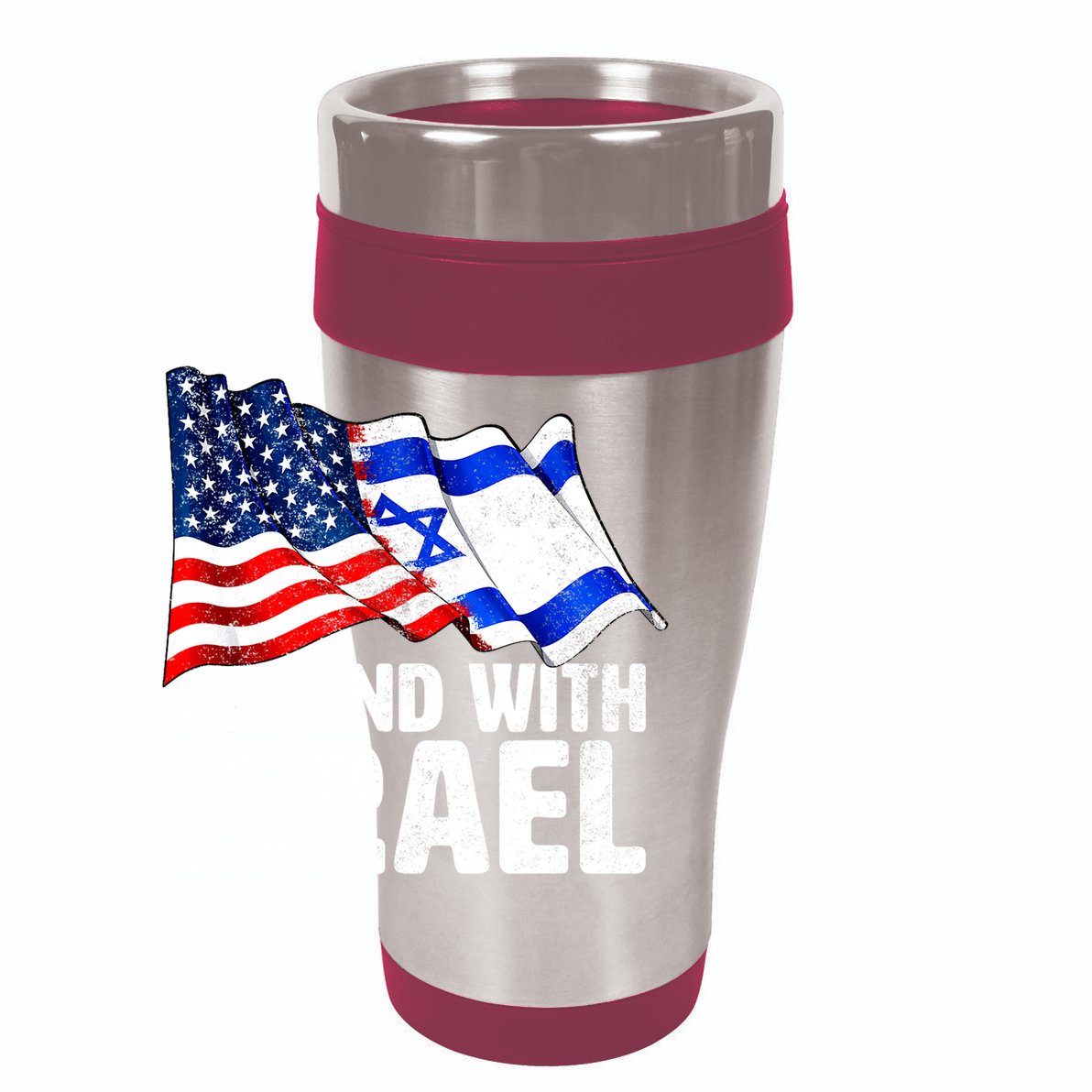I Stand With Israel Israeli Pray For Israel 15oz Campfire Ceramic Mug