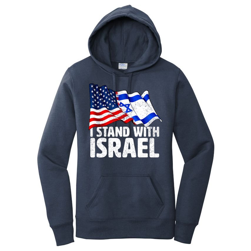 I Stand With Israel Israeli Pray For Israel Women's Pullover Hoodie