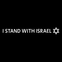 I Stand With Israel Israeli Flag Jewish Star Of David Cooling Performance Crew T-Shirt