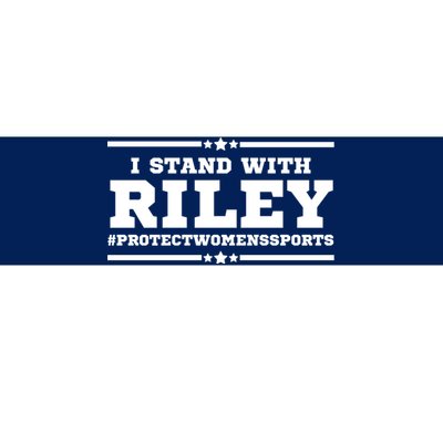 I Stand With Riley Gaines #ProtectWomensSports Bumper Sticker