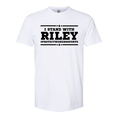 I Stand With Riley Gaines #ProtectWomensSports Softstyle CVC T-Shirt