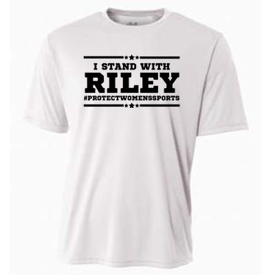 I Stand With Riley Gaines #ProtectWomensSports Cooling Performance Crew T-Shirt