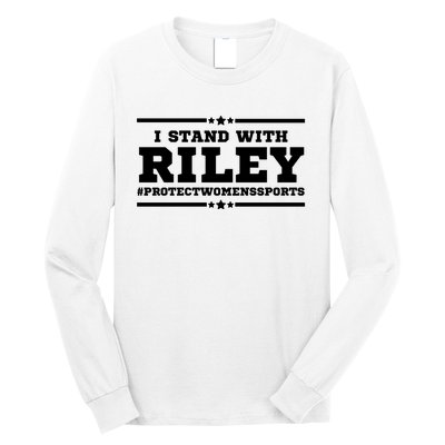 I Stand With Riley Gaines #ProtectWomensSports Long Sleeve Shirt