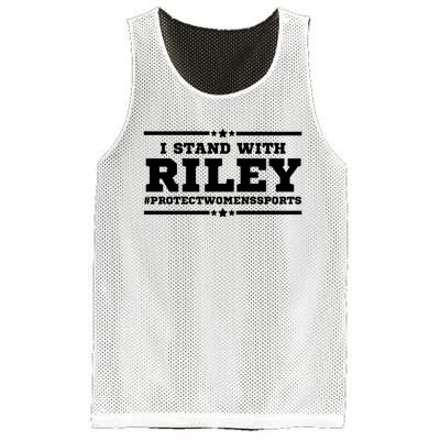 I Stand With Riley Gaines #ProtectWomensSports Mesh Reversible Basketball Jersey Tank