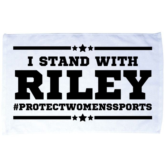 I Stand With Riley Gaines #ProtectWomensSports Microfiber Hand Towel