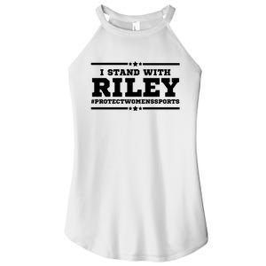 I Stand With Riley Gaines #ProtectWomensSports Women’s Perfect Tri Rocker Tank