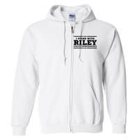 I Stand With Riley Gaines #ProtectWomensSports Full Zip Hoodie