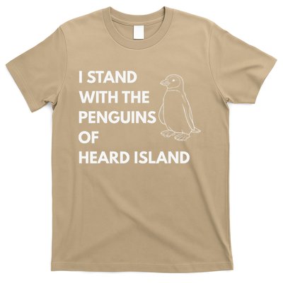 I Stand With The Penguins Of Heard Island Penguin Tariffs T-Shirt