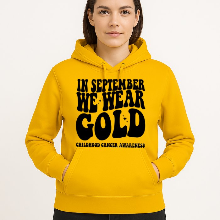 In September We Wear Gold Childhood Cancer Awareness Hoodie