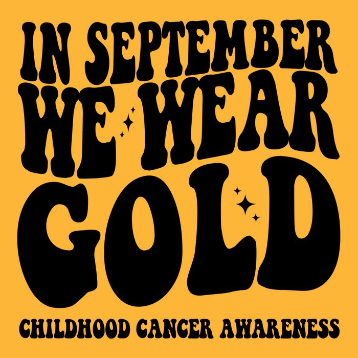 In September We Wear Gold Childhood Cancer Awareness Hoodie