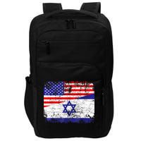 I Stand With Israel Pray For Israel Us Israel Flag Impact Tech Backpack